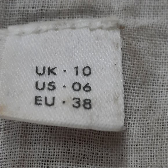 HD in Paris Anthropolgie Antique Look Lace Bohemian Beaded Tank Size 6 - Picture 15 of 16